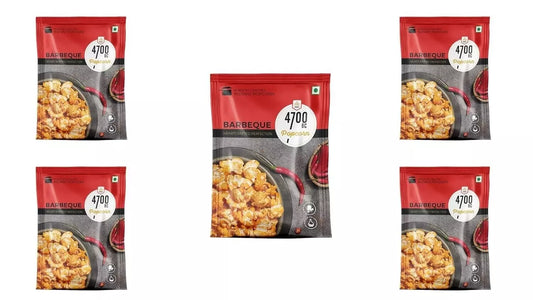 4700BC Instant Popcorn, BBQ, Pouch, 60g - pack of 5 - Spicy Indian Delight!