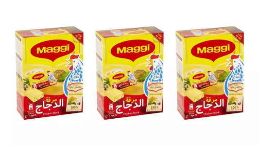 Maggi Chicken Stock Cubes a Flavorful Convenient Seasoning 480g - Pack of 3