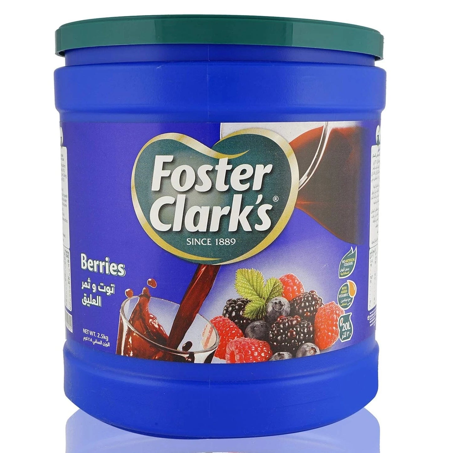 Foster Clark's Berries Flavoured Drink Powder, 2.5kg Jar - No Artificial Colors!