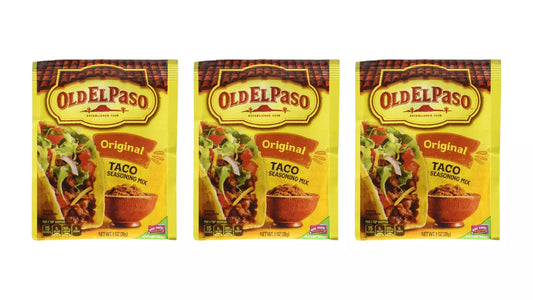 Old El Paso Taco Seasoning Mix Original 28g - Pack of 3 - Mexican Spice Kick!