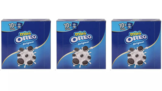 Oreo Mini Original 10X Packs, 204g Box - Pack of 3 - Indonesian Delight!