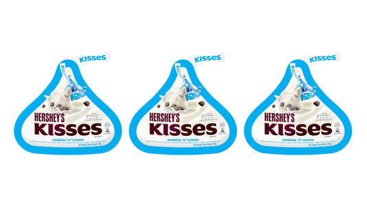Hershey's Kisses Cookies n' Creme - 146g - Pack of 3 - Creamy Indulgence