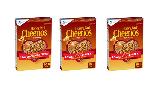 Cheerios General Mills Honey Nut, 306g - Pack of 3 - Made With Real Honey!