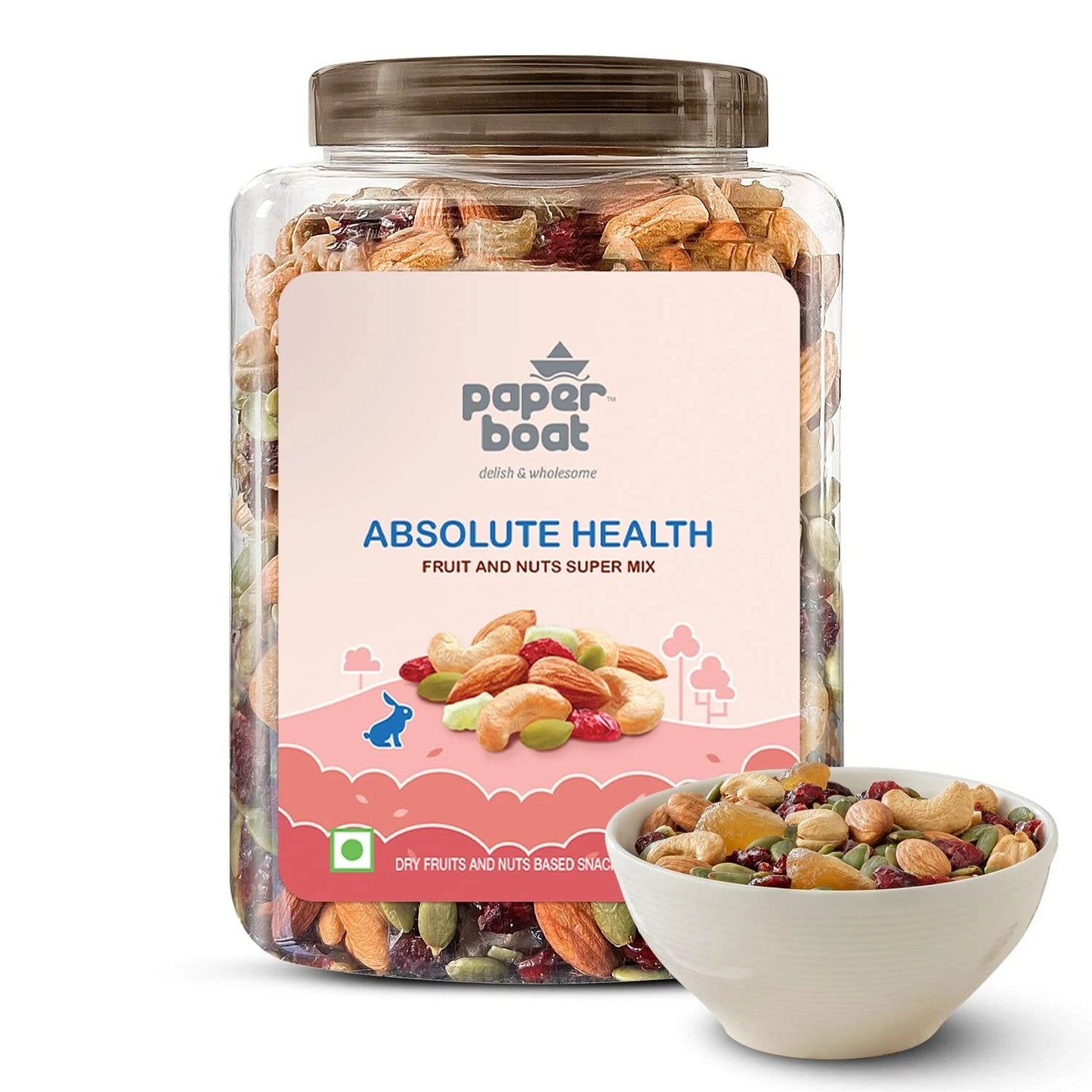 Paper Boat Absolute Health Dry Fruits Mix, Premium Trail Mix 1kg Bulk Pack