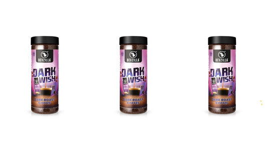 Bevzilla 200g Instant (Dark Wish) Coffee Powder | Makes 100 Cups - Pack of 3