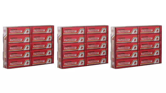 Batook Chewing Gum Unique & Exotic 20x5 stick each Strawberry - Pack of 3 - Veg