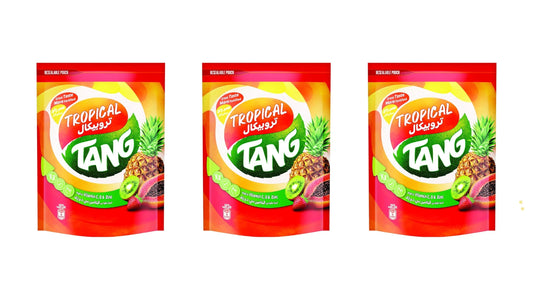Tang Tropical Flavored Drink Mix Powder - 375g - Pack of 3 - Beat the heat