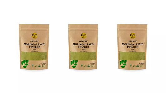 Food 4 You Organic Leaf Powder (Moringa Leaves Powder 75g) - Pack of 3