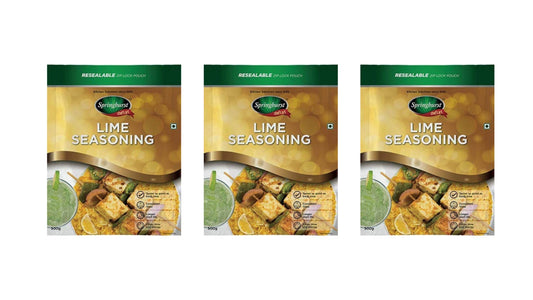 Chef's Art Springburst - Lime Seasoning - 500gm Pouch - Pack of 3 - Citrusy!