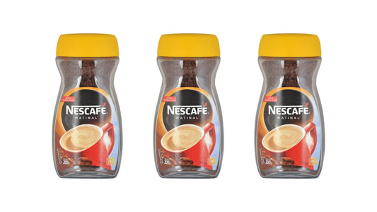 Nescafe Coffee Granules Matinal Suave 200g Jar - Pack of 3 - Brazilian Caffeine!