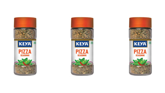 Keya Pizza Seasoning | All Natural & Healthy Mix 45g Pack of 3 - Freeze Dried
