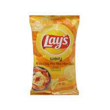 Lay's Potato Chips Korean Spicy Chicken With Cheese - "Spicy Chicken Crunch!"