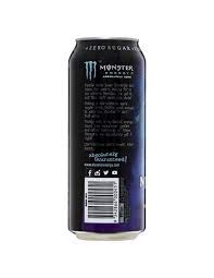 Monster Energy Absolute No sugar Drink 500ml, (Pack of 5Cans X 500ml) - "Five-Pack Sugar-Free Energy!"