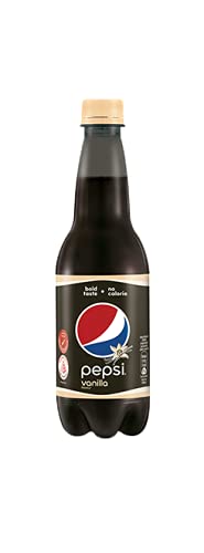 Pepsi Black Vanilla Flavour Sugar Free 400ml, Bold Taste No Calories (Pack of 6 Bottle) - "Sugar-free vanilla delight!"