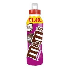 M&M's Chocolate Brownie Milkshake Drink 350ml - "Brownie Milkshake Magic!"