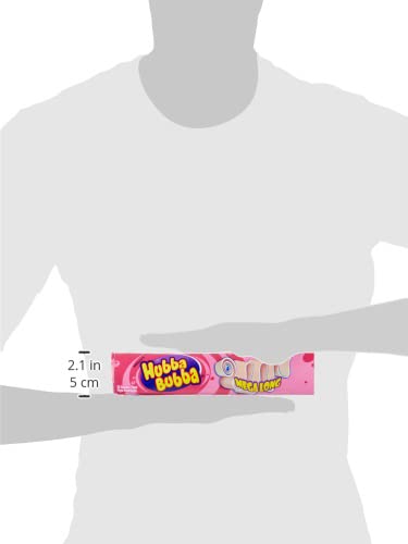 Hubba Bubba Fancy Fruit Mega Long 180 cm Bubble Gum, 1.98 oz / 56 g, 12 Pack - Twelve packs of mega long fancy fruit bubble gum, 56g each.