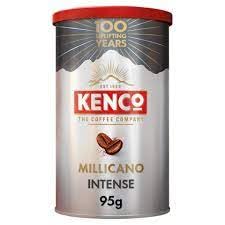 Kenco Millicano Intense Wholebean Instant Coffee 95g Pack - Intense and aromatic, Kenco Millicano Intense Wholebean Instant Coffee, 95g.