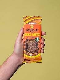 Mr. Beast Bar Deez Nutz Milk Chocolate With Peanut Butter & Milk Net Wt 2.1Oz 60 Grams - "Deez Nutz Delight!"