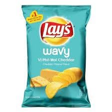 Lay's vi pho mai cheddar - "Cheddar Cheese Delight!"