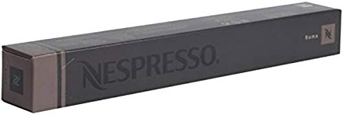 Nespresso Nestle Coffee Pods-10 Capsules (Roma) - "Nestle Roma Coffee Pods - 10 Capsules of Bold Flavor!"