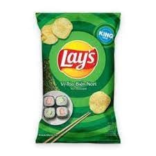 Snack Lay's Vị Tảo Biển Nori Gói 90g