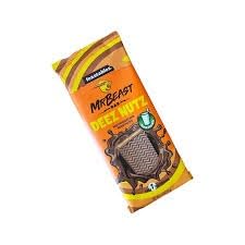 Mr. Beast Bar Deez Nutz Milk Chocolate With Peanut Butter & Milk Net Wt 2.1Oz 60 Grams - "Deez Nutz Delight!"