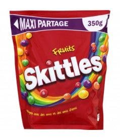 Skittles Vegan Chewy Sweets Fruit Flavoured Sharing Pouch Bag 350g