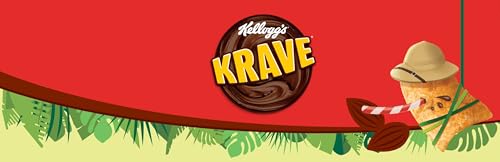 Kellogg's Krave Chocolate Hazelnut Cereal - Irresistible Breakfast Bliss, 410g Pack - Dive into breakfast bliss with Kellogg's Krave Chocolate Hazelnut Cereal, 410g.