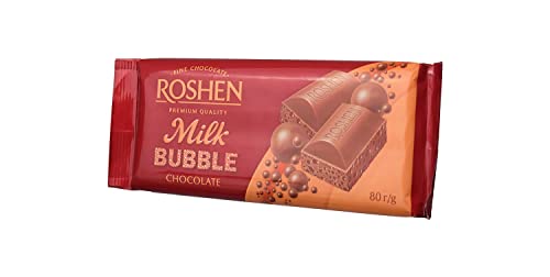 ROSHEN Milk Bubble Chocolate 80g - Milk Bubble Delight!