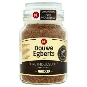 Douwe Egberts Pure Indulgence Dark Roast Coffee Bottle, 95g - Dark roast delight!