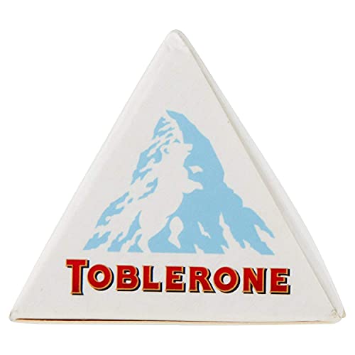 Toblerone of Switzerland White Chocolate with Honey and Almond Nougat - 10 Pack, 10 X 100 g