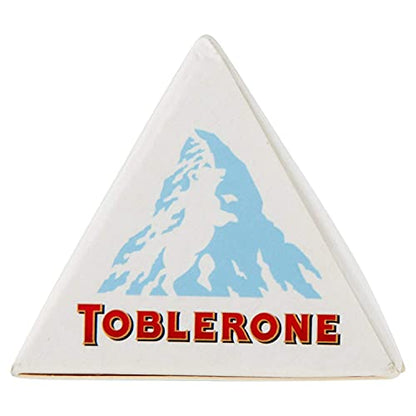 Toblerone of Switzerland White Chocolate with Honey and Almond Nougat - 10 Pack, 10 X 100 g