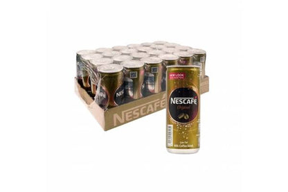 Nescafe Coffee Original Flavour 240ml Cans Ready to Drink (Pack of 24pcs X 240ml) Imported - "Original Flavour on the Go - 24 Cans of Joy!"