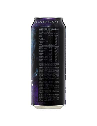 Monster Absolute No Sugar Energy Drink 500ml, (Pack of 12 X 500ml each) - "Sugar-Free Energy Boost!"