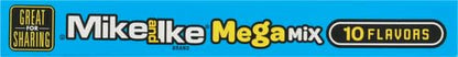 Mike & Ike Mega Mix 10 Flavours Chewy Assorted Candy Box, 141g - "10-Flavor Fun!"