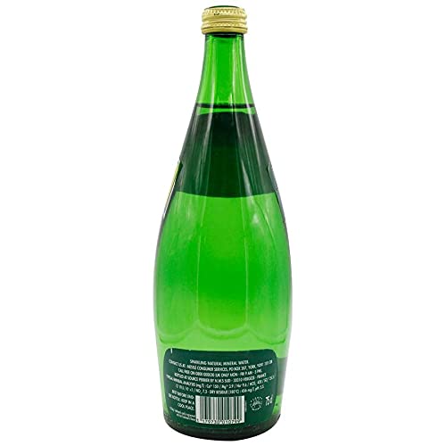 Perrier Sparkling Natural Mineral Water • Water Captured at the Source in France, 25.36 fl oz ℮ 750 ml, 6 Pack - "Natural mineral refreshment!"