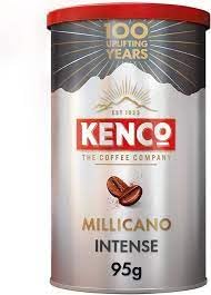 Kenco Millicano Intense Wholebean Instant Coffee 95g Pack - Intense and aromatic, Kenco Millicano Intense Wholebean Instant Coffee, 95g.