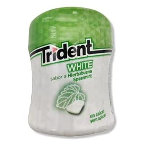 Trident White Spearmint Gum Sugar Free (Imported)