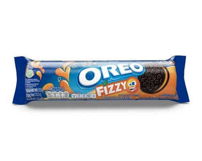 Oreo Biskuit Fizzy Regular 133g - Crunchy Chocolate Biscuits with a Fizzy Twist, Perfect Snack for Refreshing Moments - "Fizzy chocolate fun!"