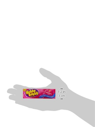 Hubba Bubba Wrigley's Original Flavour Chunky and Bubbly Bubble Gum, 1.23 oz / 35 g, 20 Pack - Twenty packs of original flavor Wrigley's bubble gum, 35g each.