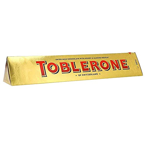 Toblerone Swiss Milk Chocolate with Honey and Almond Nougat Pouch, 360 g