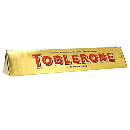 Toblerone Swiss Milk Chocolate with Honey and Almond Nougat Pouch, 360 g