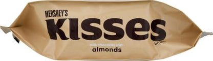 Hershey's Kisses Milk Chocolate with Almonds Sharing Bag, 283g - Milk chocolate Kisses with almonds, 283g sharing bag.