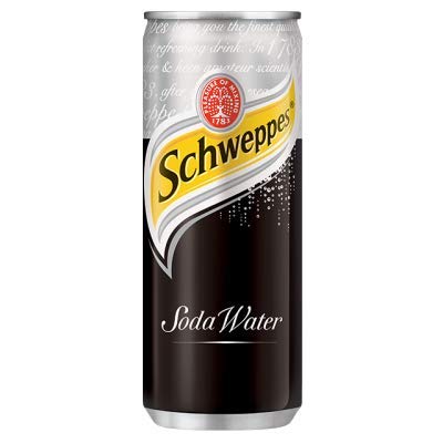 Schweppes (Soda Water, Pack Of 12), 3.9 Grams