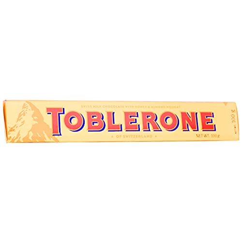 Toblerone Milk Chocolate With Honey And Almond Nougat Pack Of 12 - 1200 Gm