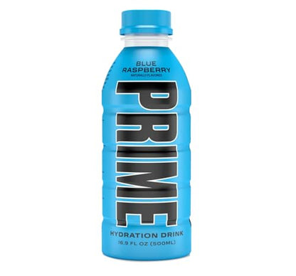 Prime Blue Raspberry Hydration Drink, 16.9 fl oz â„® 500 ml, 12 Pack - Refreshing blue raspberry hydration!