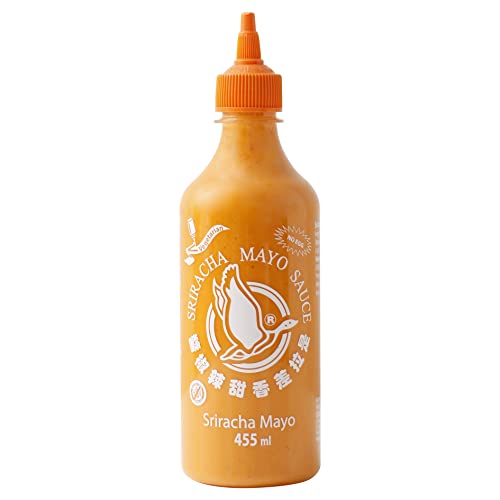 Flying Goose Vegetarian Sriracha Mayo Sauce 455ml - Vegetarian creamy spice!