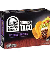 Taco Bell Crunchy 12 Taco Shells, 127g