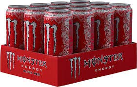 Monster Energy Ultra Watermelon Red 500ml (Pack Of 12pcs) - "Watermelon Energy Fun!"