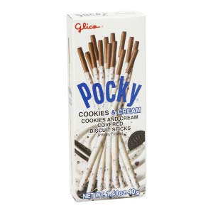 NOTTACIA Glico Pocky Buka (Pocky Cookies & Cream - 40g) - "Irresistibly creamy!"